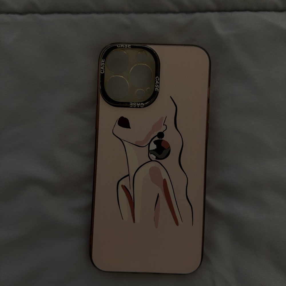 Abstract Line Art Pink Phone Case - For IPhone 13 Pro Max
